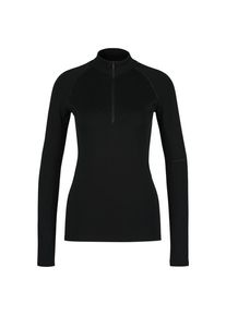 Icebreaker - Women's 300 MerinoFine Polar L/S Half Zip - Merinounterw&auml;sche Gr M schwarz