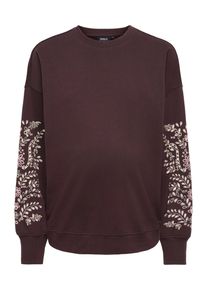 Only Maternity Umstand Sweatshirt 'OLMAlexa' Damen Gr&ouml;&szlig;e L pflaume / puder / wei&szlig;