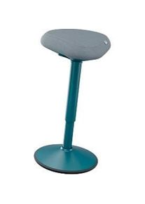 Sitz-/Stehhilfe Leitz Ergo Active, ergonomisch, h&ouml;henverstellbar, dreieckiger Komfortsitz, Schaumpolsterung, Tragegriff, bis 100 kg, dunkelgrau