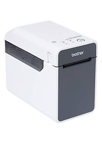 Brother Etikettendrucker TD-2125N, Thermodirektdruck, 203 dpi, 152 mm/s, USB/LAN, grau