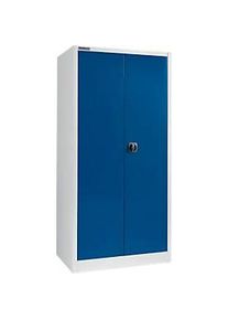 Sch&auml;fer Shop Sch&auml;fer Shop Select Materialschrank MSI 2609, Belastb. 50 kg je Boden, H 1935 mm, weissaluminium/enzianblau