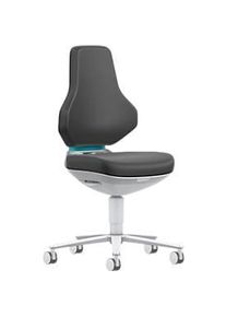 bimos TEXON 2 Reinraum-Arbeitsstuhl Skintec schwarz, ESD- & Reinraum-konform, mit Rollen
