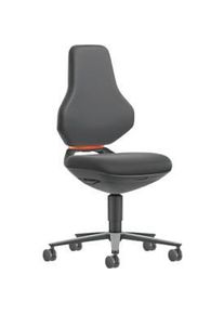 bimos TEXON 2 Arbeitsstuhl Supertec schwarz, besonders robust, mit Auto-Motion Technik und Rollen