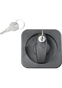 Schubstangen-Verschluss mit Rund-Drehgriff, inkl. 2 Schl&uuml;ssel