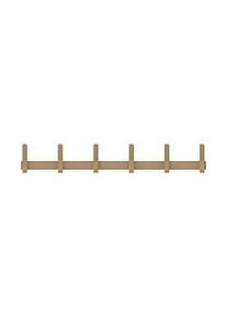 Wandgarderobe Functionals JUST 90 Clay Beige, 12 Haken, bis 10 kg, Aluminium und Kunststoff, beige