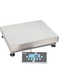 Paketwaage Kern EOC 100K-2XL &ndash; robuste Plattformwaage aus Edelstahl, W&auml;gebereich 60/150 kg, grosse Plattform, IP65