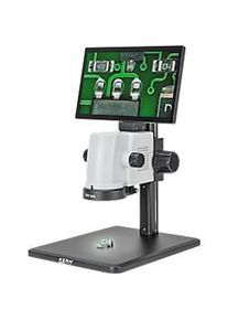 Kern Videomikroskop OIV-345, 12" LC-Display, 1920 x 1080 px, 5 MP Kamera, Zoomfunktion 0,7-4,5 x, Click-Stopp, HDMI/USB, Netzbetrieb