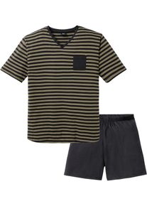 Shorty in schwarz, Gr&ouml;sse 44/46 (S), 100% Baumwolle, bonprix