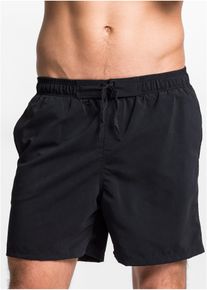 Badeshorts mit seitlichen Taschen in schwarz, Gr&ouml;sse 52/54 (L), bonprix