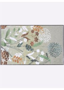 Salonloewe Witt Fussmatte, gr&uuml;n, Gr&ouml;&szlig;e 40x60 cm - rechteckig, 100% Polyamid. R&uuml;ckseite: 100% Gummi