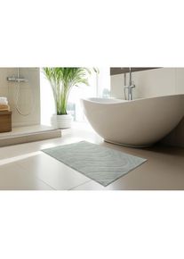 Kayoom, Badematte &raquo;Badematte Ocean Touch 425&laquo; Kurzflor, gr&uuml;n, Polyester, 1 Stk.