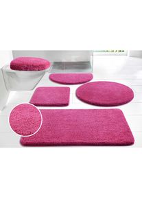 my home, my home Badematte &raquo;Merida, Badvorleger, Badezimmer Teppich&laquo; H&ouml;he 32 mm rutschhemmend beschichtet fussbodenheizungsgeeignet schnell trocknend 