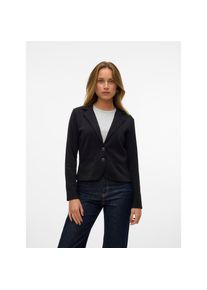 V&eacute;ro Moda Vero Moda, Unisex, Jerseyblazer &raquo;VMEMMA LS BLAZER JRS NOOS&laquo; Einreiher, schwarz, 38, Modischer Kurzblazer von Vero Moda