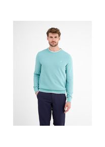 Lerros, Herren, Lerros Strickpullover mit Logo Stickerei, coastal blau, L, Pullover von Lerros