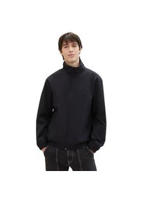 Tom Tailor Denim, Herren, Tom Tailor Denim Funktionsjacke ohne Kapuze mit Stehkragen und Reissverschluss, schwarz, L, &Uuml;bergangsjacke von TOM TAILOR 