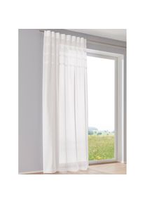 HEINE HOME, HEINE HOME Gardine Multifunktionsband 1 Stk. tlg., wei&szlig;, Polyester, Multifunktionsband
