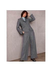 CREATION L PREMIUM, Unisex, CREATION L PREMIUM Jackenblazer &raquo;Woll-Mix-Blazer&laquo;, graphit, kariert, 46