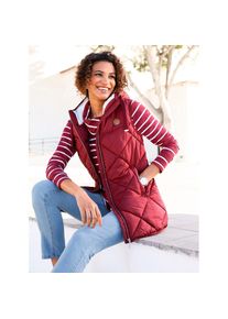 Casual Looks, Unisex, Longweste, dunkelrot, 42, aus recyceltem Polyester