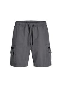 Jack & Jones Jack & Jones, Herren, Cargohose &raquo;JPSTJAIDEN MARCHER CARGO SHORTS SRT SN&laquo;, castlerock, XS, N-Gr, Coole Cargo Short von jack & Jones