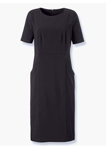 WITT Damen Etuikleid in Bengalin-Qualit&auml;t, schwarz, Gr&ouml;&szlig;e 46, 72% Viskose, 25% Polyamid, 3% Elasthan