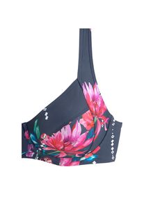 Sunseeker, Unisex, B&uuml;gel-Bikini-Top &raquo;Modern&laquo; in kompakterer Form, marine, bedruckt, 36, Cup B, Mit modernem Blumenprint