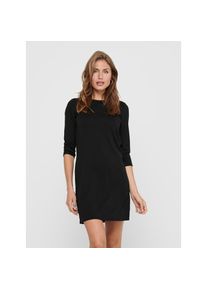 Only, Unisex, Only Jerseykleid &raquo;ONLBRILLIANT 3/4 DRESS&laquo; Sommerkleid, schwarz, XS, N-Gr, Elastisches Material f&uuml;r optimalen Tragekomfort und perfekte 