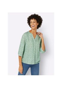 Inspirationen, Unisex, Schlupfbluse, apfel, ecru, bedruckt, 50, reine Viskose