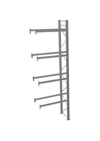 Palettenregal, feuerverzinkt, HxBxT 6000 x 1950 x 1100 mm, 4 Fachebenen, Anbauregal Schulte