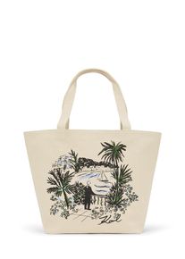 K by KARL LAGERFELD Karl Lagerfeld Shopper Damen Gr&ouml;&szlig;e One Size creme / hellblau / dunkelgr&uuml;n / schwarz