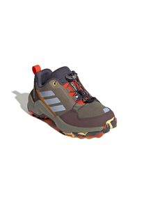 adidas terrex Halbschuh 'Ax4S' Jungen Gr&ouml;&szlig;e 28 dunkelbraun / oliv / helllila / dunkelorange