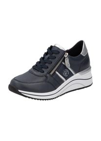 Remonte Sneaker Damen Gr&ouml;&szlig;e 42 dunkelblau / silber