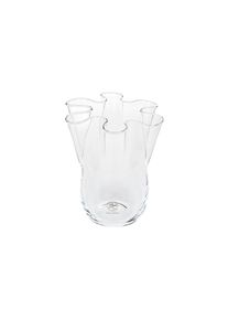 Glasi Hergiswil, Dekovase &raquo;Vase Nuvola gross&laquo;, transparent, Glas, B/H/T: 19 cm &Oslash; 15 cm