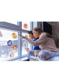 Komar, Fensterbild &raquo;Fenstersticker - Better Together - Gr&ouml;sse 30 x 30 cm&laquo; 32 x 30 cm, 2 Bogen, bunt, Kunststoff