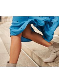 Tchibo - Stiefeletten aus Veloursleder - Damen - Gr. 42 - taupe