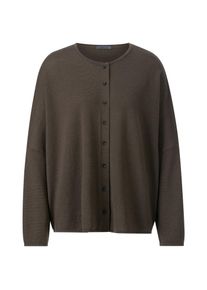 Oska Damenstrickjacke gekn&ouml;pft Braun 1 (38)