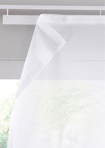 Schiebegardine aus feiner Sable-Struktur (1er Pack) in weiss, 225x57 cm, bonprix