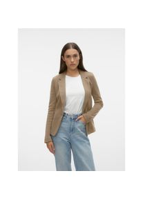 V&eacute;ro Moda Vero Moda, Unisex, Jerseyblazer &raquo;VMJULIA LS BLAZER JRS NOOS&laquo;, silber mink detail:melange, 40, Blazer von Vero Moda