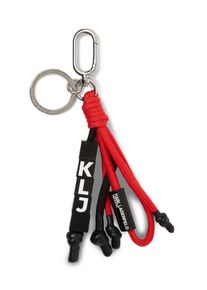 KARL LAGERFELD JEANS Schl&uuml;sselanh&auml;nger Damen Gr&ouml;&szlig;e One Size rot / schwarz / silber / wei&szlig;