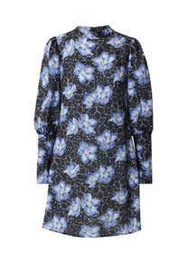 Dorothy Perkins Kleid Damen Gr&ouml;&szlig;e 40 blau / pastellgelb / schwarz / wei&szlig; Winterkleid