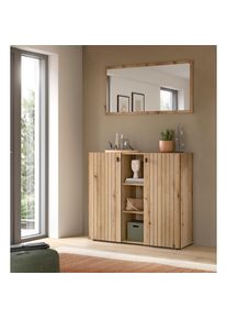 Home Affaire, Home Affaire Garderoben-Set &raquo;TATIO, 2-tlg. Garderobenkombination,Breite: 106 cm, Rillenfr&auml;sung&laquo; Set, Set, best. aus: 1 Spiegel, 1 