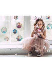 Komar, Fensterbild &raquo;Fenstersticker - Frozen Royal - Gr&ouml;sse 30 x 30 cm&laquo; 36 x 30 cm, 2 Bogen, bunt, Kunststoff