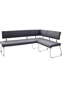 MCA furniture, MCA furniture Eckbank &raquo;Arco&laquo; Eckbank frei im Raum stellbar, Breite 200 cm, belastbar bis 500 kg, schwarz, 100% Polyurethan, B/H/T: 189 