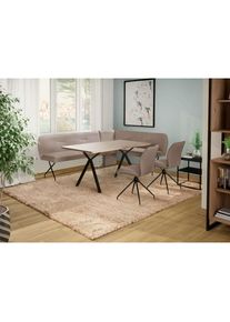 Goodproduct, GOODproduct Eckbankgruppe &raquo;Gabi Essecke, Sitzgruppe, Eckbankgruppe, K&uuml;chenbankgruppe&laquo; Set, 4tlg, 4 tlg. tlg. Stuhl: 360&deg; drehbar (R&uuml;ckst.