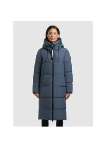 Khujo, Unisex, Khujo Steppmantel &raquo;NALU&laquo;, dim blau, XXL (44), Knielanger Steppmantel von Khujo