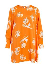 Object, Femmes Robe 'ISSY', orange / blanc