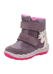 Superfit Stiefel 'ICEBIRD' M&auml;dchen Gr&ouml;&szlig;e 30 beige / brombeer / pink