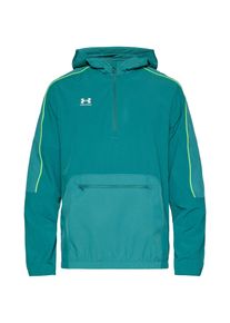 Under Armour Sportjacke 'Challenger' Herren Gr&ouml;&szlig;e S petrol / grasgr&uuml;n / wei&szlig;
