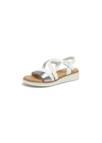 Peter Hahn - Sandale, weiss, Gr. 40, Leder