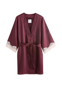 next Morgenmantel Damen Gr&ouml;&szlig;e L/XL pastellpink / weinrot