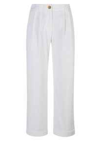 DAY.LIKE - Wide Fit-7/8-Hose, weiss, Gr. 36, Baumwolle